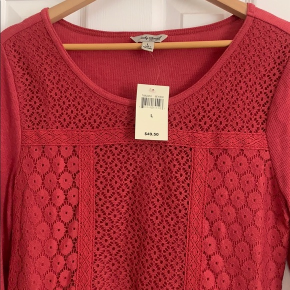 LS size L Lucky Brand Thermal top NWT - Picture 5 of 6